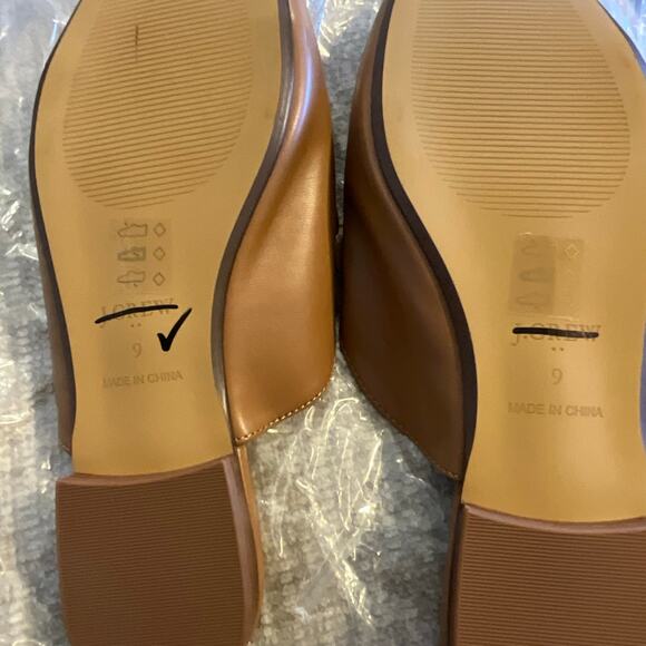 J. Crew Factory Slip-On Loafers Mules Sandals CE500 Cedar Wood Size 9-M NWOT - Picture 4 of 4